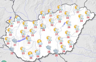 Szélvihar, jégeső, záporok - vasárnap talán lehűl kicsit a levegő