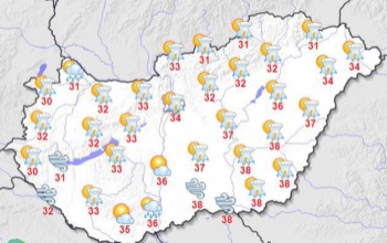 Szélvihar, jégeső, záporok - vasárnap talán lehűl kicsit a levegő