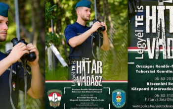 A Sió Plázában várták a határvadászok jelentkezését a rendőrök