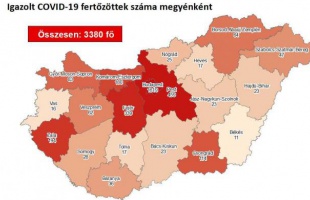 Harminchét fővel emelkedett az igazolt fertőzöttek száma Magyarországon