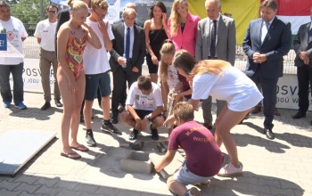 Letették Kaposvár új versenyuszodájának az alapkövét