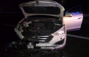 Szerencsésen megúszták a balesetet a sofőrök az M7-esen