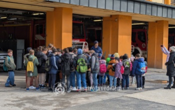 Általános iskolások érdeklődtek a tűzoltói hivatás iránt
