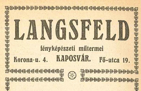 120 éve hunyt el Langsfeld Mór fényképész