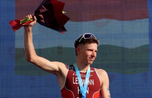 Lehmann Csongor aranyéremmel tért haza a Triatlon EB-ről