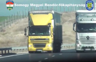 Folytatódtak az ellenőrzések az M7-es autópálya somogyi szakaszán