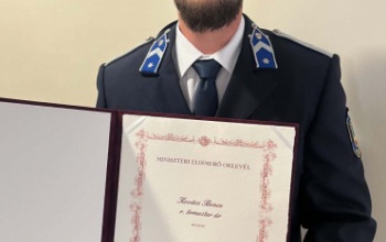 Két somogyi rendőr is belügyminiszteri elismerésben részesült