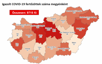 411 fővel emelkedett a beazonosított fertőzöttek száma hazánkban