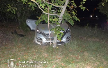 Menekült a rendőrök elől, balesetet okozott az embercsempész