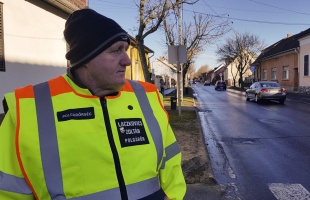 Aki gyermekeink életére vigyázott - nyugdíjba ment Laczkovics Zoltán, a Kisfaludy utcai polgárőr