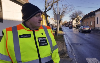 Aki gyermekeink életére vigyázott - nyugdíjba ment Laczkovics Zoltán, a Kisfaludy utcai polgárőr