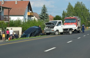 Két jármű ütközött Kiskorpádon