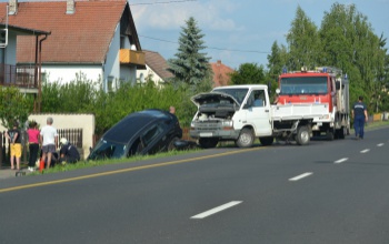 Két jármű ütközött Kiskorpádon