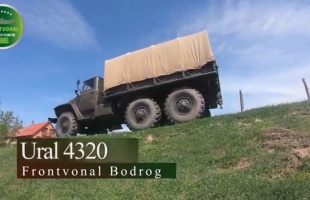Próbáld ki az élményautózást egy URAL 4320 típusú teherautón!