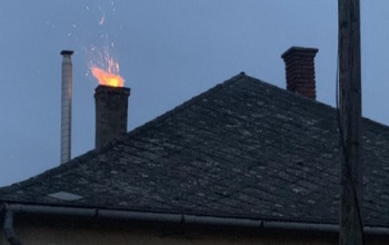 Szikrákat szórt egy kadarkúti kémény