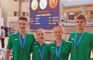 Négy bronzéremmel zártak a magyarok a kairói junior uszonyosúszó világbajnokságon