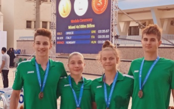 Négy bronzéremmel zártak a magyarok a kairói junior uszonyosúszó világbajnokságon