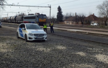 Fokozott rendőri ellenőrzés volt a vonatokon