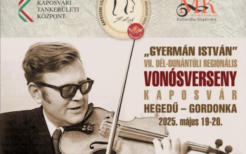 A Liszt Ferenc Zeneiskola ad otthont a Gyermán István VII. Dél-Dunántúli Regionális Vonósversenynek