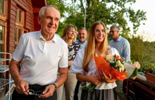 Szita Károly köszöntötte Szerafin Zsófiát, Kaposvár büszkeségét