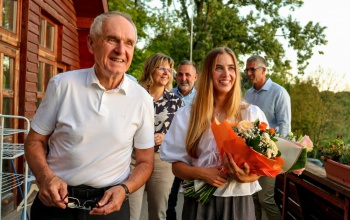 Szita Károly köszöntötte Szerafin Zsófiát, Kaposvár büszkeségét
