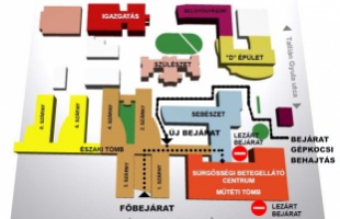 Lezárják a műtéti tömb régi bejáratait