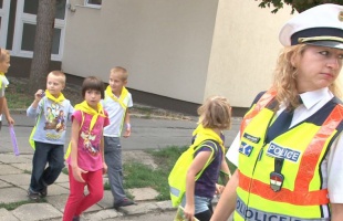 Az elsősök is tanulnak közlekedni