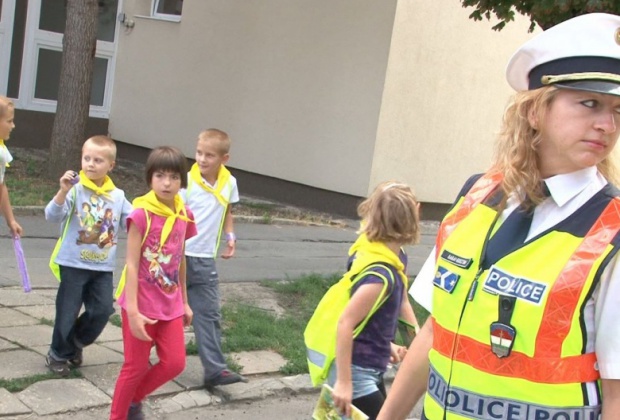 Az elsősök is tanulnak közlekedni