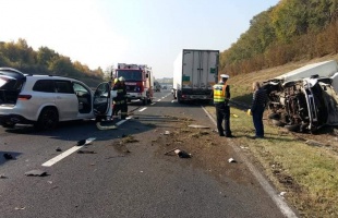 Hármas karambol történt az M7-esen Balatonboglárnál