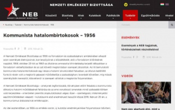 Félezer kommunista vezetőről tesz közzé adatbázist a NEB