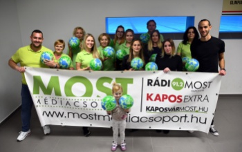 A Most Médiacsoport is részt vett a Kaposvár Vízilabda Klub jótékonysági akciójában