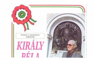35 éve lett képviselőnk Király Béla