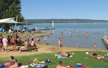 Szabadstrand lehet a keszthelyi Helikon strand