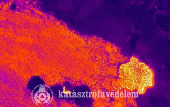 Somogysimonyinál is égett a száraz aljnövényzet hétfőn
