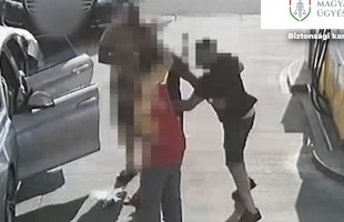 Megbeszélés helyett támadás a benzinkúton – videóval