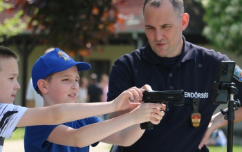 Rendőrnapot tartottak szerdán Fonyódon május elseje alkalmából