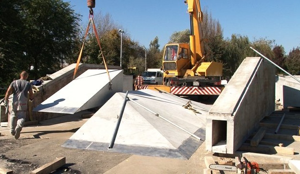 Hamarosan elkészül a megújult skate park