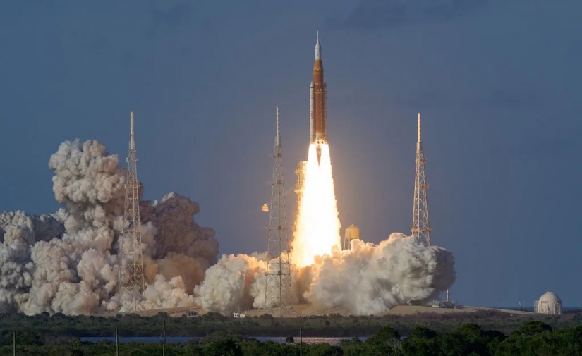 Az Orion szerdai indítása Fotó:NASA/Bill Ingalls