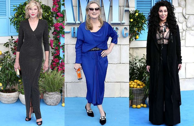 RedCarpet-Fashion: mennyei ruhák a Mamma Mia 2 premierjén