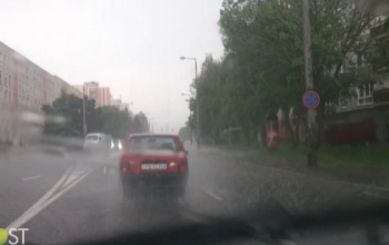 Felhőszakadás Kaposváron