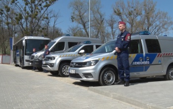 Átadták a készenléti rendőrség épületét a Cseri parkban