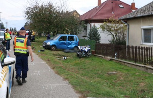 Halálos baleset Lengyeltótiban, parkoló autónak ütközött a quad fiatal vezetője
