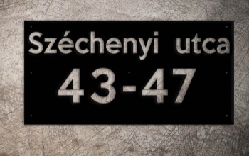Különleges fém utcanévtábla az egyedi otthonért!