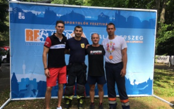 Verhetetlenek a somogyi tűzoltók lépcsőfutásban