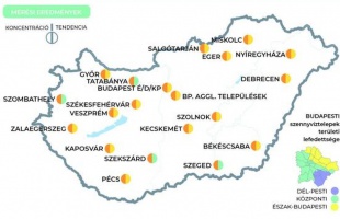 A kaposvári szennyvízben emelkedett szinten van a koronavírus örökítőanyagának koncentrációja