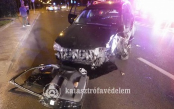Megsérült a sofőr Zamárdiban