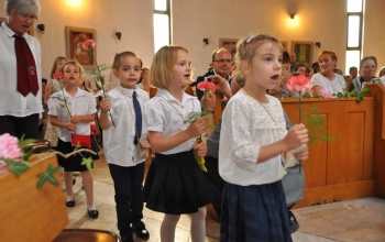 Te deum, azaz idén 15 kisgyermek búcsúzott el a katolikus oviból
