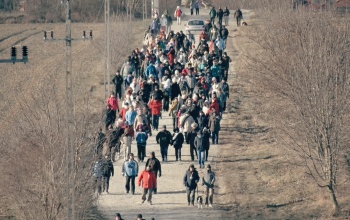 Forralt bor melegítette a túrázókat a hűvös időben