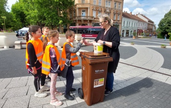 Interaktív feladatokon hívták fel a fiatalok figyelmét a környezetvédelemre