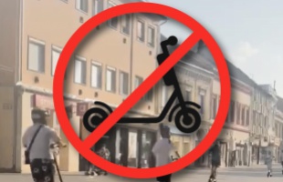 Szita Károly és Szombathely polgármestere közösen kezdeményezik, hogy ki lehessen tiltani a rollereseket a gyalogosok számára fenntartott, forgalmas belvárosi terekről